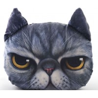 Aimigou plush animal shaped cat face pillows