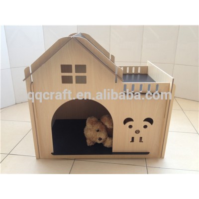 2015 QQAimigou pet cute dog houses cheap large wooden dog house