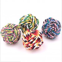 High quality durable braided sisal cotton rope ball dog chew toy